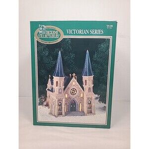Vtg 1996 DICKENS COLLECTABLES  Victorian Series Church No Cord